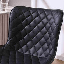 Kidol & Shellder Dining Chairs Set of 2 Black Living Room Chairs PU Upholstered Desk Chair,Loads Up to 300lbs,3 Mins Quick Assembly