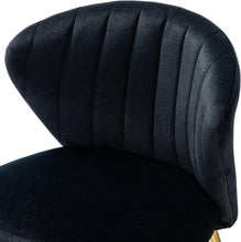 HULALA HOME Velvet Modern Small Armless Accent Chair with Gold Metal Legs, -Yellow