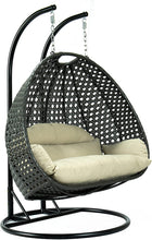 LeisureMod 2 Person Hanging Double Swing Chair