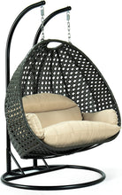LeisureMod 2 Person Hanging Double Swing Chair