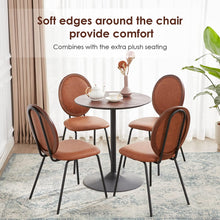 Caster Velvet Gilding Kitchen Dining Chairs Set of 2,Modern Industrial Upholstered Mid Century Metal Dining Chair for Dining Room Chairs Wood Round Back Dining Chair Indoor Small Place White ,18