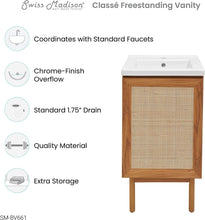 Swiss Madison SM-BV661 Bathroom Vanity, Oak