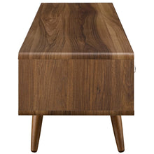 Modway Transmit 55” TV Stand in Walnut White