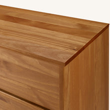 Desert Fields Sonoma 6-Drawer Solid Wood Dresser, Caramel