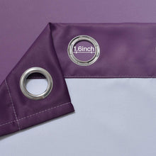 Yakamok Purple Curtain for Bedroom/Light Blocking Room Darkening Window Drapes 2 Panels