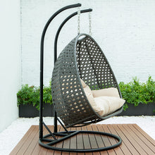 LeisureMod 2 Person Hanging Double Swing Chair