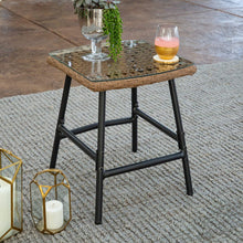 Walker Edison Carmel Modern Rattan Hanging Egg Swing Chair