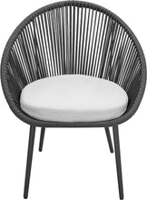 Nuu Garden 3 Piece Woven Rope Patio Furniture Set with Cushions, All Weather Patio Conversation Bistro Set