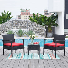 MOOWIND Balcony Furniture Front Porch Bistro,Conversation Set Rattan Wicker