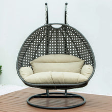 LeisureMod 2 Person Hanging Double Swing Chair