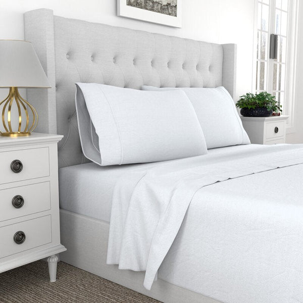 Aylar 144 Thread Count 100% Organic Cotton Percale Sheet Set