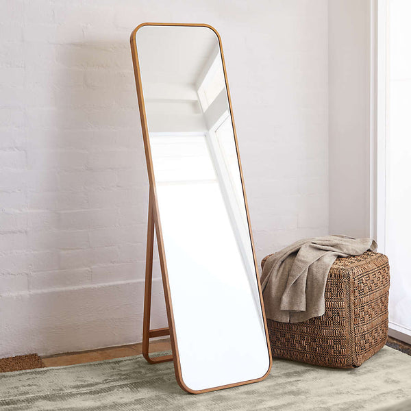 Edge Oak Standing Mirror