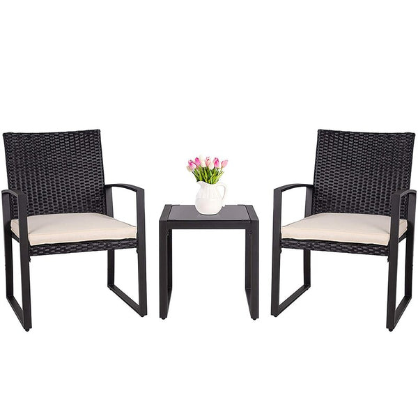 Happel Square  Bistro Set with Cushions