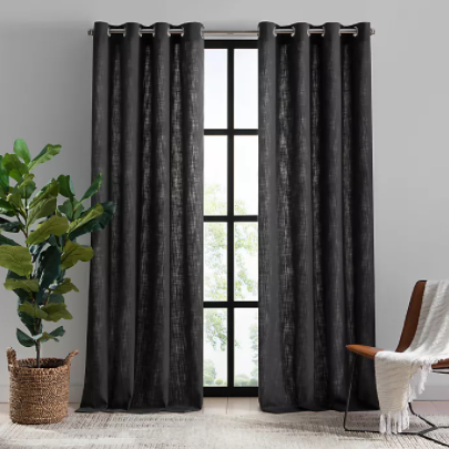 Mercantile Hawthorne Grommet Light Filtering Lined Window Curtain Panel (Single)