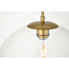 Snead 3 - Light Kitchen Island Globe Pendant with Glass Accents