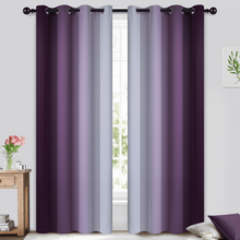 Yakamok Purple Curtain for Bedroom/Light Blocking Room Darkening Window Drapes 2 Panels