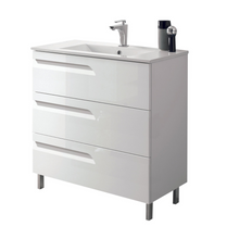 Eviva Joy White Freestanding 28 Inch Bathroom Vanity
