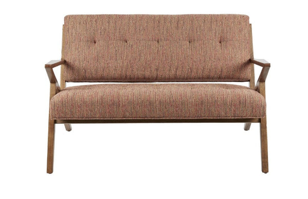 INK+IVY® Rocket Loveseat in Red/Pecan