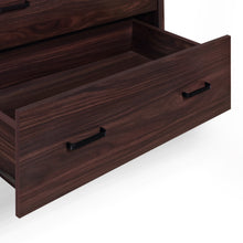 Noble House Hysham 3 Piece Dresser and Nightstand Set, Walnut