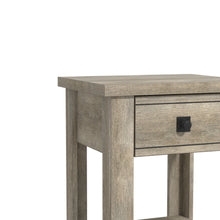 Addison Farmhouse 1 Drawer Nightstand, Set of 2, Driftwood Gray