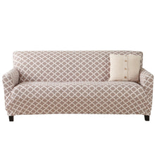 Great Bay Home Stretch Printed Washable Sofa Slipcover  (Sofa, Beige)