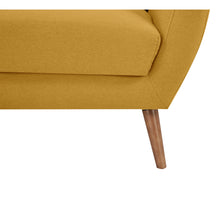 A&D Home Oakland Loveseat Sofa, Mustard