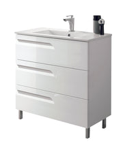 Eviva Joy White Freestanding 28 Inch Bathroom Vanity