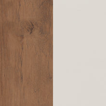 Lancaster Farmhouse Oak Top 1 Drawer Nightstand, Set of 2, Ivory