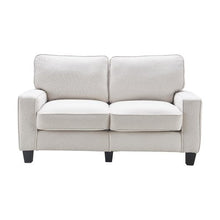 Serta Palisades Modern Track Arm 61-inch Loveseat, Gray Fabric