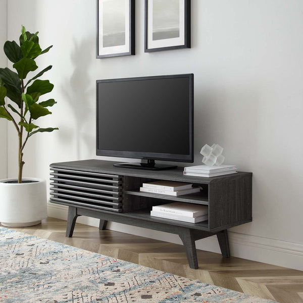 Modway Render 48” TV Stand in Charcoal