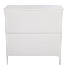 Ktaxon Storage Sideboard Buffet, Wooden Console Storage Cabinet with Transparent Doors,White