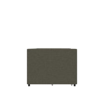 Queer Eye Charis Upholstered Daybed with Storage Drawers, Light Gray Linen, Twin size