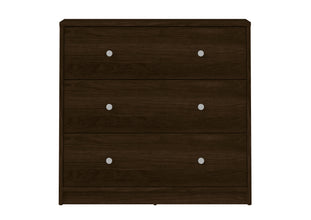 Tvilum Studio Collection 3-Drawer Dresser, Coffee