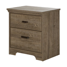 South Shore Versa 6 - Drawer Dresser and 2 - Drawer Nightstand, Weathered Oak