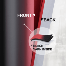 Yakamok Grommet Red and Black Ombre Room Darkening Curtains for Living Room/ Bedroom,2 Panels, 52x84 inches