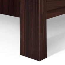 Noble House Hysham 3 Piece Double Dresser and Nightstand Set, Walnut