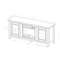 Walker Edison Fireplace TV Stand for TVs up to 60