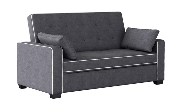 Serta® Augusta Full Sleeper Sofa in Charcoal