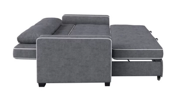 Serta® Augusta Full Sleeper Sofa in Charcoal
