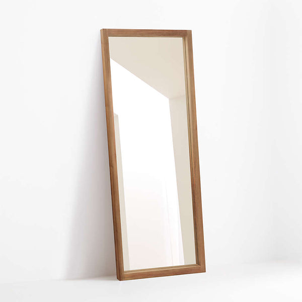 Linea II Natural Floor Mirror