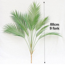 Green Artificial Palm Leaf Plastic Plants