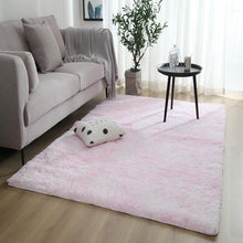 Grey Carpet Tie Dye Plush Carpets