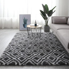 Grey Carpet Tie Dye Plush Carpets
