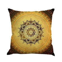 Geometry Painting Linen Cushion Cover