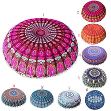 Indian Mandala Round Cushion Cover