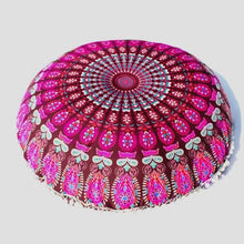Indian Mandala Round Cushion Cover