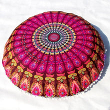 Indian Mandala Round Cushion Cover