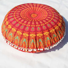 Indian Mandala Round Cushion Cover