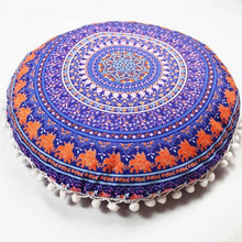 Indian Mandala Round Cushion Cover