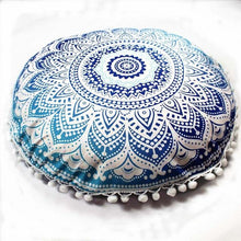 Indian Mandala Round Cushion Cover